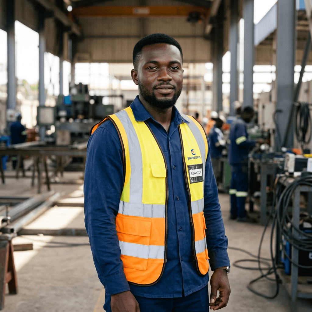 Kwame Asante — Électricien industriel à Calgary